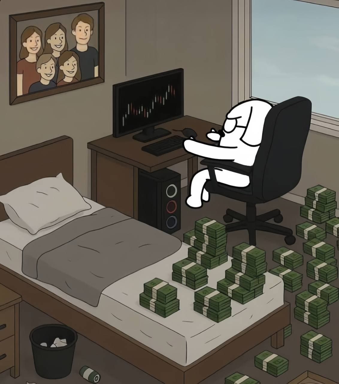 The prophecy pays. Diamond paws.